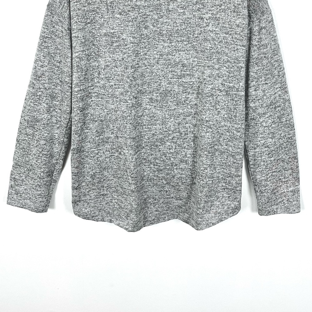 NWOT Rags & Couture Hacci Tie-Twist Knotted Front Long Sleeve Knit Top - Picture 11 of 16